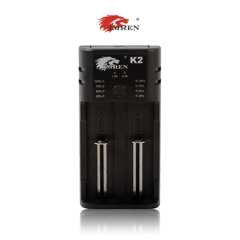 IMREN K2 2 BAY SMART BATTERY CHARGER