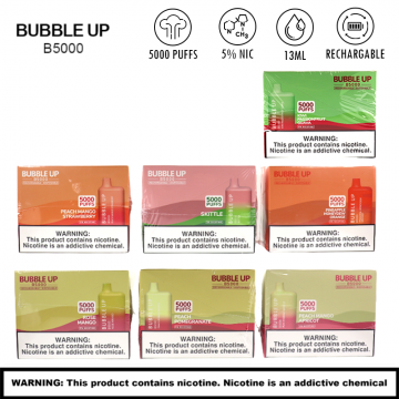 BUBBLE UP 5000 PUFFS DISPOSABLE VAPE 10CT/DISPLAY 