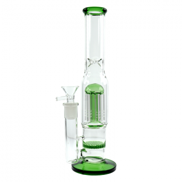 10 IN 6 ARM HONEYCOMB PERCOLATOR GLASS WATER PIPE