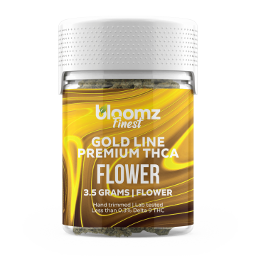 BLOOMZ FINEST GOLD LINE THC-A HERB FLOWER 3.5GM/JAR
