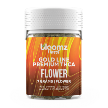 BLOOMZ FINEST GOLD LINE THC-A HERB FLOWER 7GM/JAR