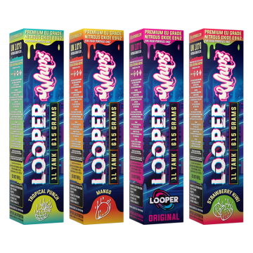 LOOPER WHIP CREAM CANISTERS TANK 615G/6CT/PK ( FOOD PURPOSE ONLY )
