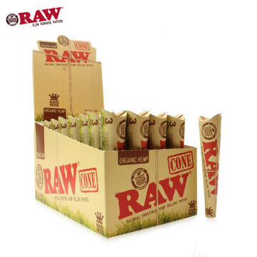 RAW ORGANIC KING SIZE PRE-ROLLED CONE 