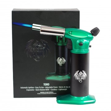 SPECIAL BLUE SINGLE FLAME "TORO" TORCH LIGHTER