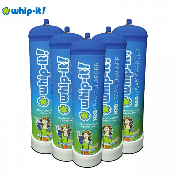WHIP IT N2O CREAM CYLINDER TANKS /580g/6CT (FOOD PURPOSE ONLY)