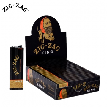 ZIG ZAG BLACK  KING SIZE ROLLING PAPERS 32ct/24 BOOKLETE