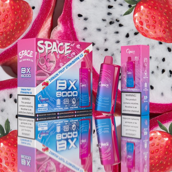 SPACE MAX BX8000 DISPOSABLE VAPE 5CT/DISPLAY