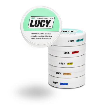 LUCY 12MG NICOTINE POUCHES 15CT/5PK