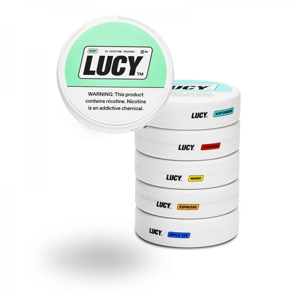 LUCY 12MG NICOTINE POUCHES 15CT/5PK