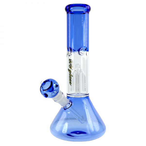 11 IN 4 ARM ICE CATCHER GLASS ON GLASS WATER PIPE