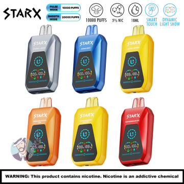 UPENDS STARX S20000 TOUCH SCREEN DISPOSABLE VAPE 5CT/DISPLAY