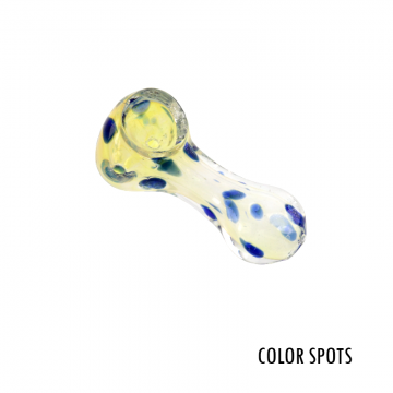 2.5 IN GLASS HAND PIPE 5CT/PK