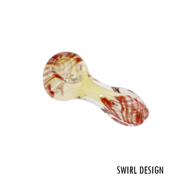 2.5 IN GLASS HAND PIPE 5CT/PK
