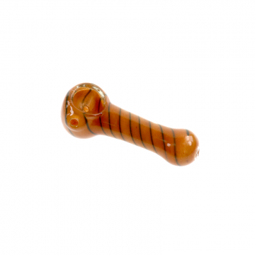 3.5 IN FRITTED GLASS HAND PIPE 5CT/PK