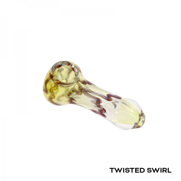 3 IN MIX DESIGNS GLASS HAND PIPE 5CT/PK