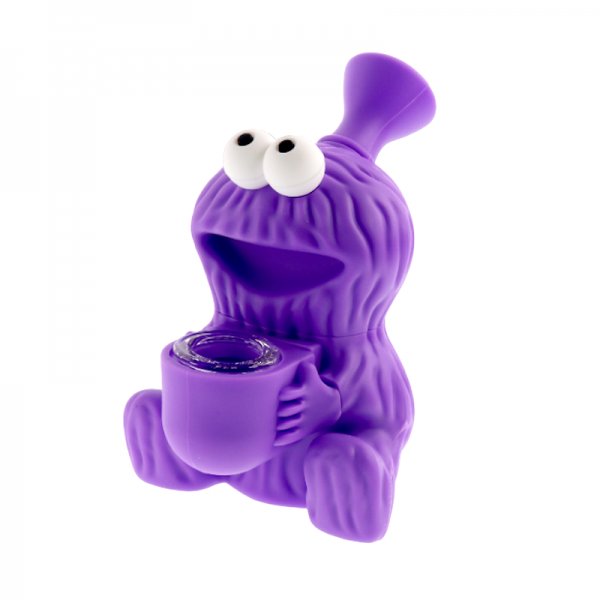 4.5 IN MONSTER DESIGN SILICONE WATER PIPE