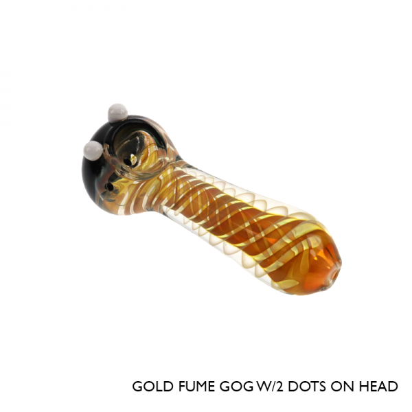 4 IN COLORED GLASS HAND PIPE 3CT/PK