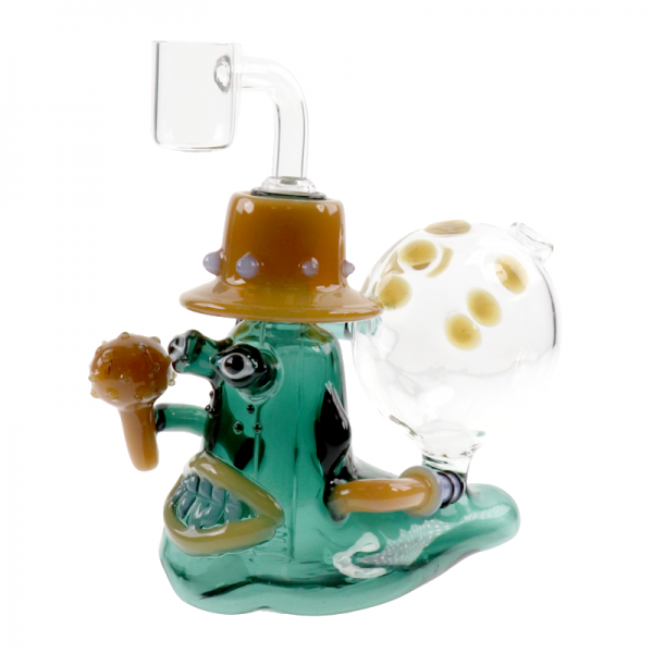 5 IN RECYCLER MINI GLASS WATER PIPE