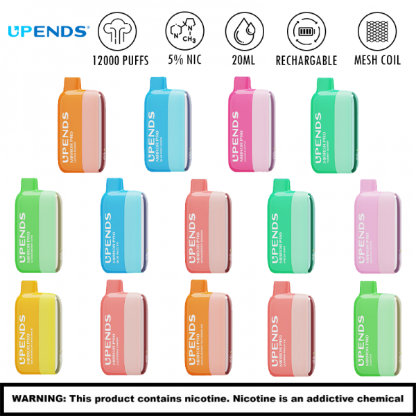 UPENDS MIRROR PRO 12000 PUFFS DISPOSABLE VAPE 10CT/DISPLAY