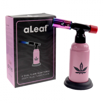 ALEAF® 6 IN DUAL FLAME BLOW TORCH LIGHTER