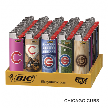 BIC® SPECIAL EDITION CHICAGO CUBS POCKET LIGHTER 50CT/TRAY