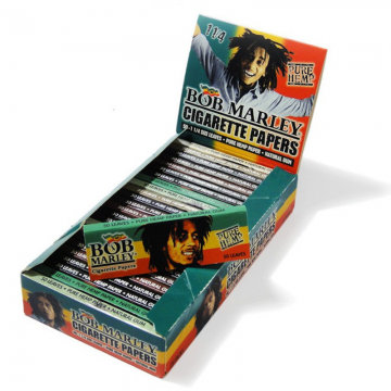 BOB MARLEY ROLLING PAPERS 1¼ SIZE 24CT/PK