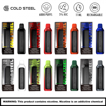 COLD STEEL MT6000 DISPOSABLE VAPE 10CT/DISPLAY