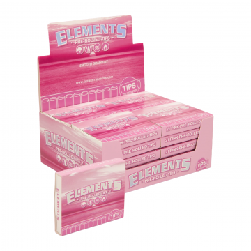 ELEMENTS PINK PRE-ROLLED TIPS 21CT/20PK