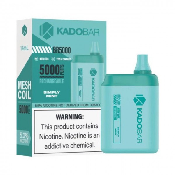 KADO BAR BR5000 DISPOSABLE VAPE 5CT/DISPLAY