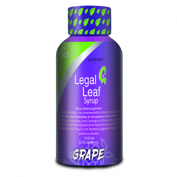 LEGAL LEAN BOTONICAL EXTRACT SYRUP 2FL.OZ GRAPE 12CT/DISPLAY
