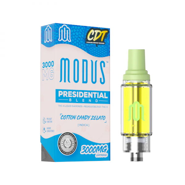 MODUS PRESIDENTIAL BLEND THC-A VAPE CARTRIDGE 3GM/5CT/PK