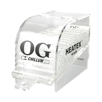 OG 8MM GLASS STRAIGHT HAND PIPE 100CT/DISPLAY