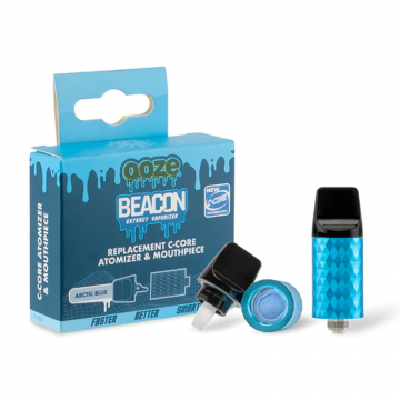 OOZE BEACON C-CORE REPLACEMENT ATOMIZER AND MOUTHPIECE 2CT/PK