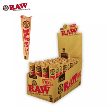 RAW CLASSIC KING SIZE CONES 3CT/32PK