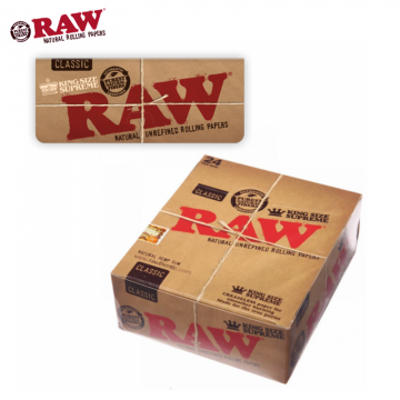 RAW CLASSIC KING SIZE SUPREME PAPERS - 40CT/24PK