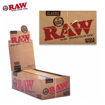 RAW CLASSIC SINGLE WIDE PAPERS
