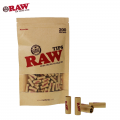 RAW UNBLEACHED PRE-ROLLED TIPS 200CT/BAG