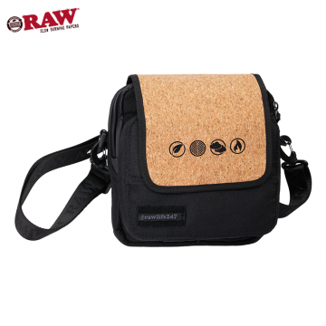 RAW X ROLLING PAPER DAY BAG - BLACK