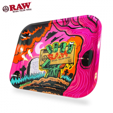 RAW ZOMBIE LARGE METAL ROLLING TRAY