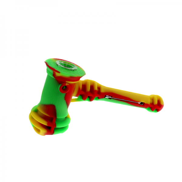 SILICONE HAMMER BUBBLER -ASSORTED COLOR