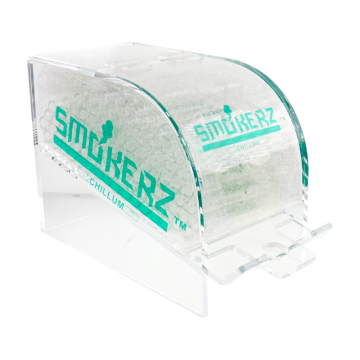 SMOKERZ 8MM STRAIGHT GLASS HAND PIPE 100CT/DISPLAY