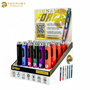 TSUNAMI FORCE ASSORTED BATTERY 24CT/ASSORTED COLOR DISPLAY