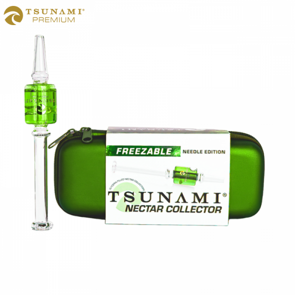 TSUNAMI NEEDLE W/FREEZABLE GLYCERIN GLASS NECTAR COLLECTOR