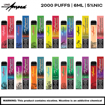 UNO AMPED 2000 PUFFS T.F.N DISPOSABLE VAPE 10CT/DISPLAY