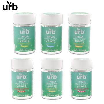 URB SNOW CAPPED THC-A JOINTS 3.5GM/5CT/PK