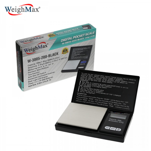 WEIGHMAX  W-3805 200 X 0.01G DIGITAL SCALE