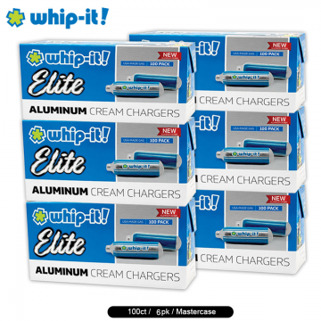 WHIP IT ELITE CREAM CHARGERS 100CT/6PK MASTER CASE (FOOD PURPOSE ONLY)