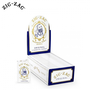 ZIG ZAG ORIGINAL WHITE ROLLING PAPERS 32CT/24BOOKLETS