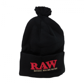 RAW X ROLLING PAPERS POMPOM HATS