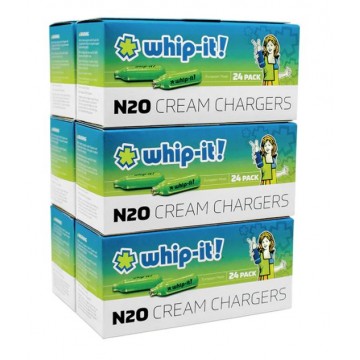 WHIP IT N2O CREAM CHARGERS 24CT/25PK MASTER CASE (FOOD PURPOSE ONLY)